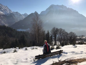 Auf dem Weg zum "Toten Mann", ein Berg in den Berchtesgadener Alpen.