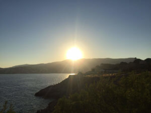 Sonnenuntergang auf Mallorca: Der Schnappschuss ist auf Janniks letzter Reise entstanden.