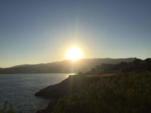 Sonnenuntergang auf Mallorca: Der Schnappschuss ist auf Janniks letzter Reise entstanden.