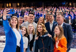 Celina für Neonblau bei der BWT in Berlin