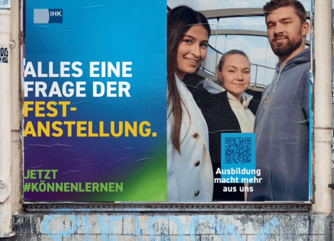 Jetzt #könnenlernen - Plakat mit Aylin