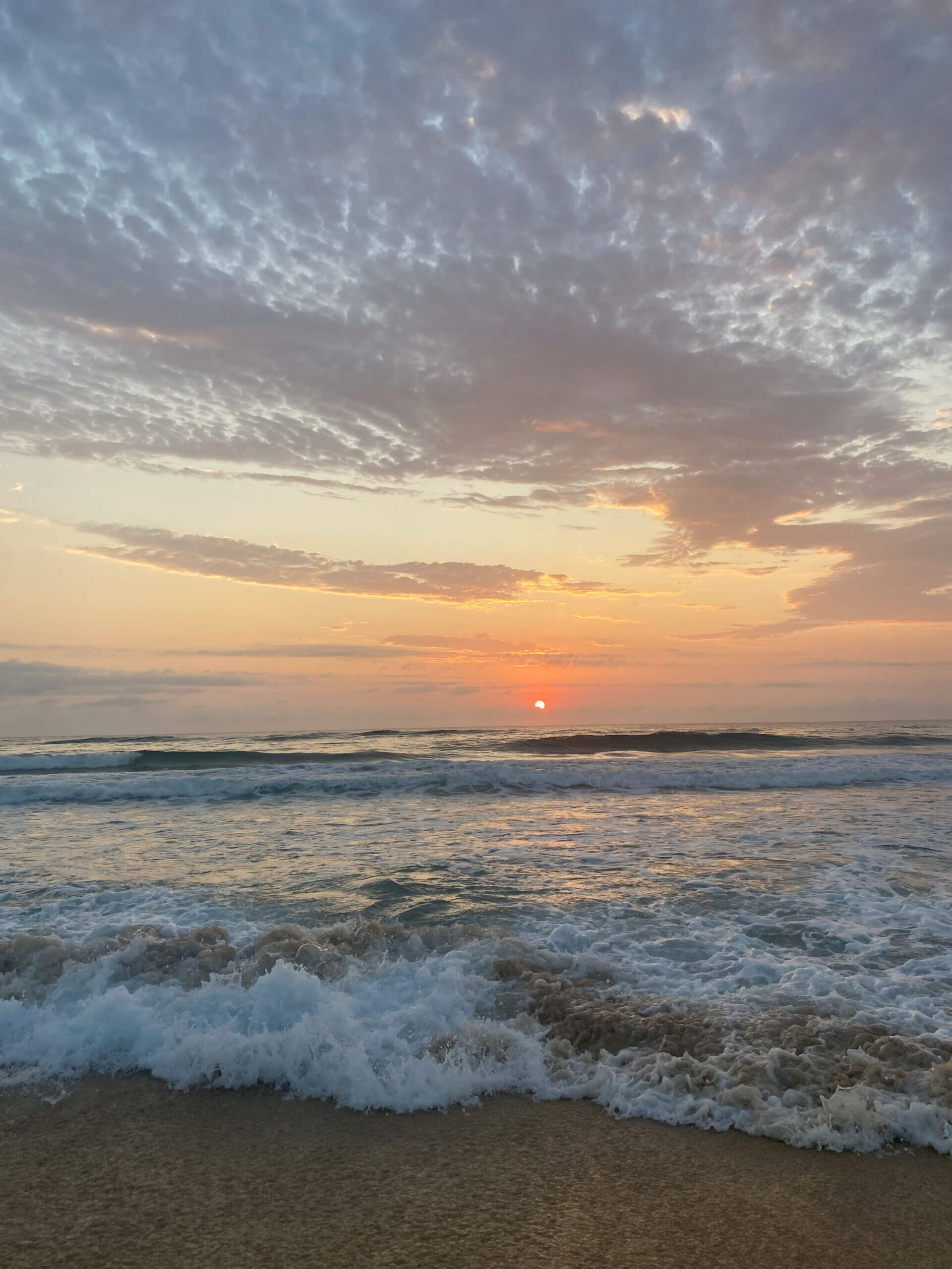 Sonnenuntergang am Strand