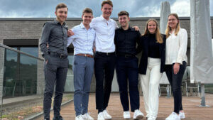 Das Azubi-Team des VoBa Green Office