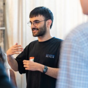 Auszubildender im Feedbackgespräch