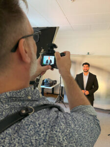 Fotoshooting beim Ausbildungsstart 2025