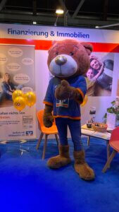 Collin im Kostüm des TeilhaBären