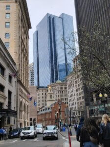 Blick auf das Old State House in Boston